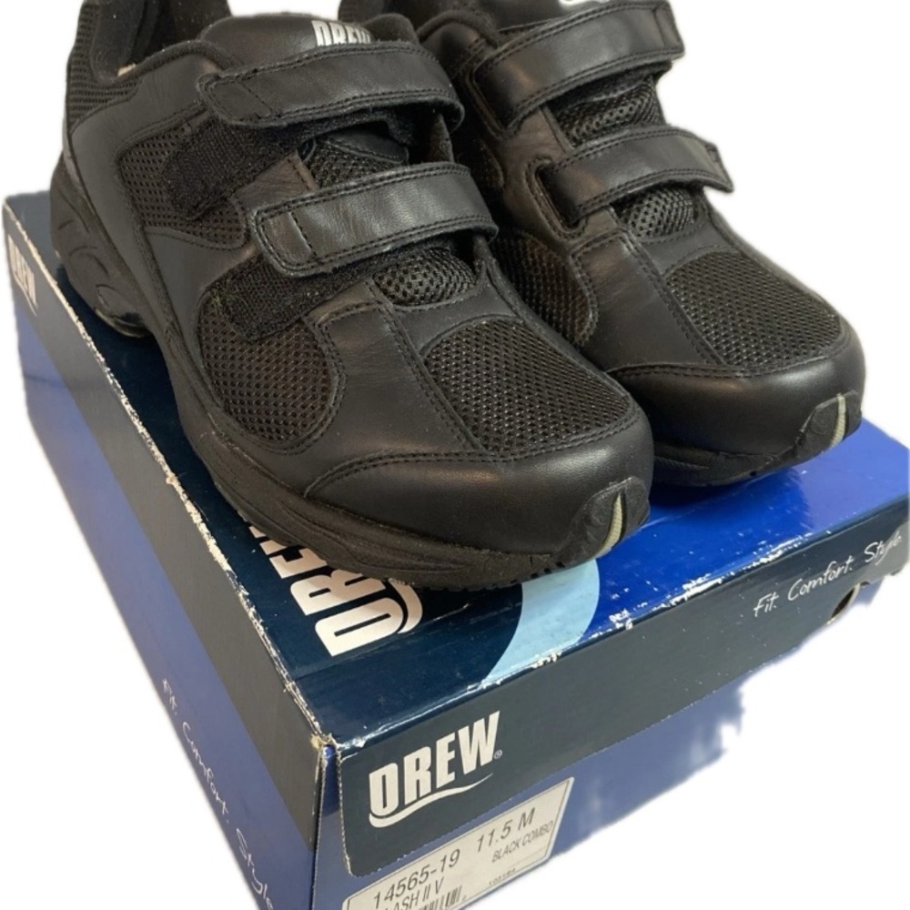 GOOD Drew Shoes Flash II V 14565 Women's Athletic Shoe, Size 11.5M, Black